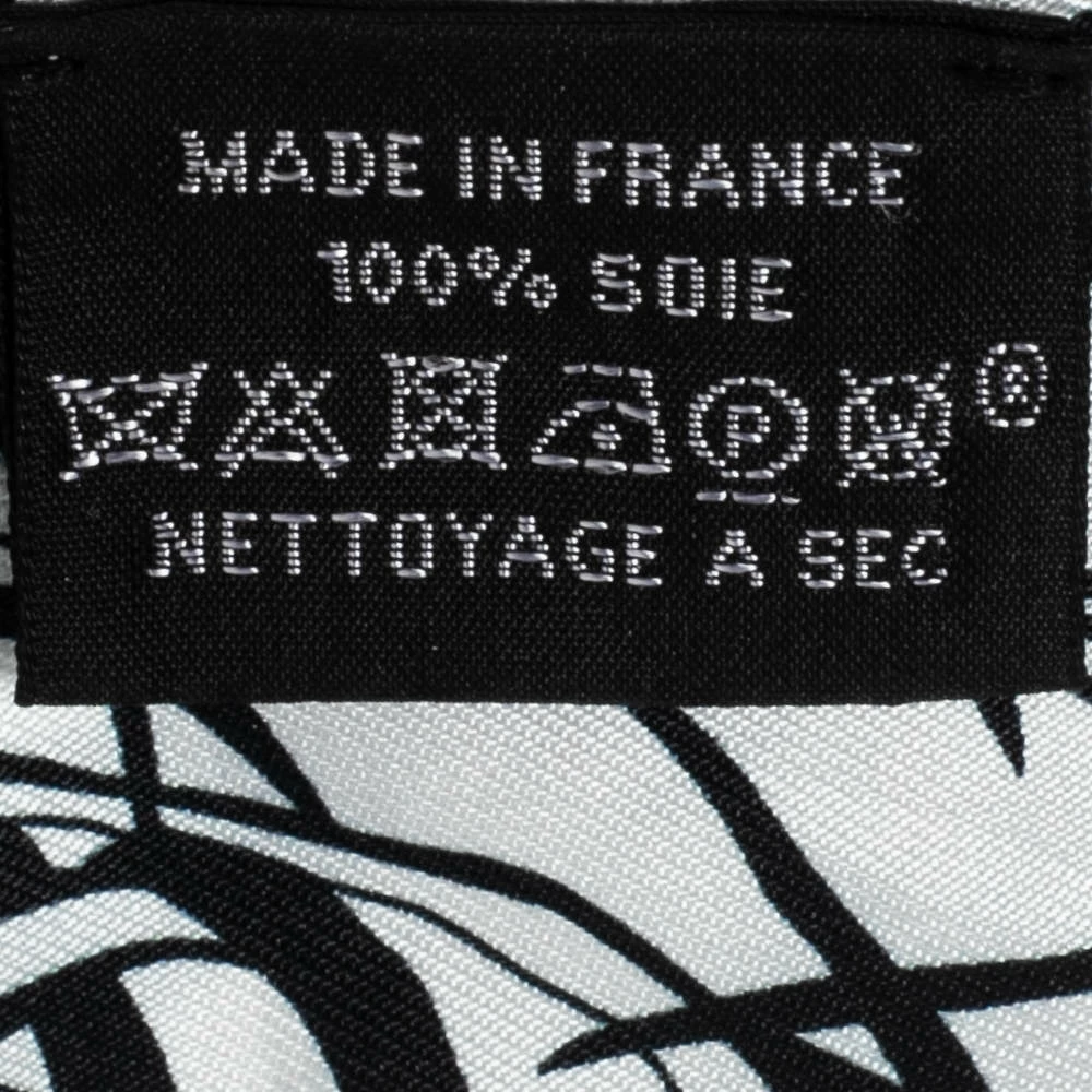 Hermes Grey Jungle Love Rainbow Silk Twilly For Women 8 Hermes Grey Jungle Love Rainbow Silk Twilly For Women - Image 6