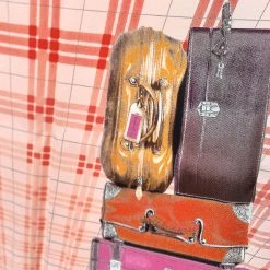 Hermes Hermés Multicolor H En Voyage Silk Square Scarf For Women -Deals Hermes Store luxury women hermes used accessories p574786 005