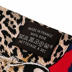 Hermes Multicolor Jungle Love Love Silk Twilly For Women -Deals Hermes Store luxury women hermes used accessories p580995 002