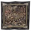 Hermes Black Libre Comme L'Air Silk Square Scarf For Women