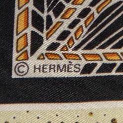 Hermes Black Libre Comme L'Air Silk Square Scarf For Women -Deals Hermes Store luxury women hermes used accessories p581617 003