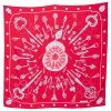 Hermes Hermès Pink Les Cles Silk Square Scarf For Women -Deals Hermes Store luxury women hermes used accessories p581622 001