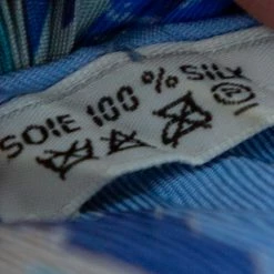 Hermes Blue Spinnakers Plisse Scarf For Women -Deals Hermes Store luxury women hermes used accessories p582722 003