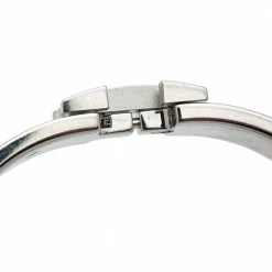 Hermes Blue Enamel Palladium Plated Clic H Bracelet For Women -Deals Hermes Store luxury women hermes used accessories p585550 001
