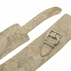 Hermes Beige Python Waist Belt Size 80 CM For Women -Deals Hermes Store luxury women hermes used accessories p59404 0004