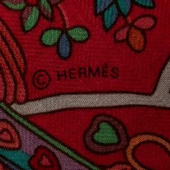 Hermes Pink Au Pays Des Oiseaux Fleurs Cashmere & Silk Scarf For Women -Deals Hermes Store luxury women hermes used accessories p599556 006