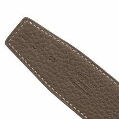 Hermes Taupe And Black Leather Constance Reversible Belt 95 CM For Women -Deals Hermes Store luxury women hermes used accessories p60485 0005