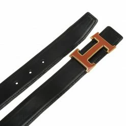 Hermes Orange And Black Leather Constance Reversible Belt Size 95 CM For Women 13 Hermes Orange And Black Leather Constance Reversible Belt Size 95 CM For Women -Deals Hermes Store luxury women hermes used accessories p60893 005