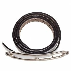 Hermes Blanc/Etoupe Epsom And Swift Leather Roulis Belt 85CM For Women 10 Hermes Blanc/Etoupe Epsom And Swift Leather Roulis Belt 85CM For Women -Deals Hermes Store luxury women hermes used accessories p609130 003