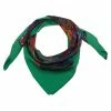 Hermes Green Voyage En Etoffes Silk Square Scarf For Women -Deals Hermes Store luxury women hermes used accessories p61838 001