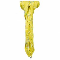 Hermes Yellow Silk Magic Kelly Square Scarf For Women 10 Hermes Yellow Silk Magic Kelly Square Scarf For Women -Deals Hermes Store luxury women hermes used accessories p62851 003