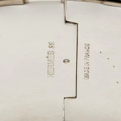 Hermes Clic H Brown Enamel Palladium Plated Metal XL Bracelet For Women -Deals Hermes Store luxury women hermes used accessories p643608 002