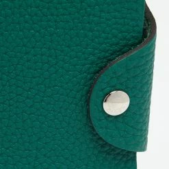 Hermes Menthe Clemence Leather Ulysee MM Agenda/Notebook For Women -Deals Hermes Store luxury women hermes used accessories p644136 009