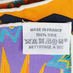 Hermes Multicolour Mountain Zebra Silk Square Scarf For Women -Deals Hermes Store luxury women hermes used accessories p650018 005