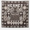 Hermes Hermès Brown Kelly En Perles Silk Scarf For Women