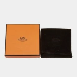 Hermes Attelage Lacquered Horn Waxed Cotton Pendant Necklace For Women -Deals Hermes Store luxury women hermes used accessories p663025 001