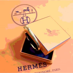 Hermes Gold Plated Vintage Bracelet For Women -Deals Hermes Store luxury women hermes used accessories p663936 005