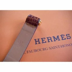 Hermes Brown Leather Belt For Women -Deals Hermes Store luxury women hermes used accessories p667761 001