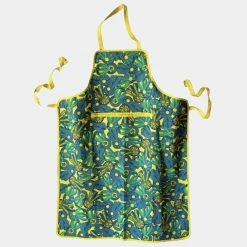 Hermes Green Cucina Apron For Women