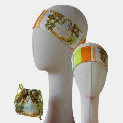 Hermes Multicolor Silk Hair Accessory For Women -Deals Hermes Store luxury women hermes used accessories p667770 005