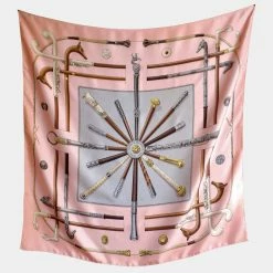 Hermes Multicolor Scarf Size 90x90 Cm For Women