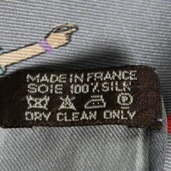 Hermes Hermès Grey Les Parisiennes De Kiraz Silk Scarf For Women -Deals Hermes Store luxury women hermes used accessories p668359 003