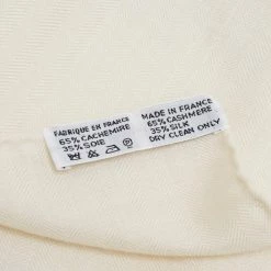 Hermes Hermès Cream Jungle Love Cashmere Silk Shawl For Women -Deals Hermes Store luxury women hermes used accessories p668378 003