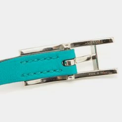 Hermes Green And Black Leather Behapi Reversible Double Tour Bracelet S For Women -Deals Hermes Store luxury women hermes used accessories p669336 006