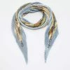 Hermes Hermès Blue Au Plus Dru Silk Plisse Scarf For Women 1 Hermes Hermès Blue Au Plus Dru Silk Plisse Scarf For Women -Deals Hermes Store luxury women hermes used accessories p669418 006