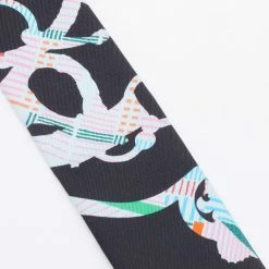 Hermes Hermès Black Cavalcadour Silk Twilly For Women 9 Hermes Hermès Black Cavalcadour Silk Twilly For Women -Deals Hermes Store luxury women hermes used accessories p669422 003