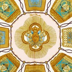 Hermes Multi Color/Pink Poste Et Cavalerie Silk Scarf For Women -Deals Hermes Store luxury women hermes used accessories p673932 007