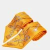 Hermes Multi Color/Orange Les Cles Twilly Silk Scarf For Women -Deals Hermes Store luxury women hermes used accessories p681324 002