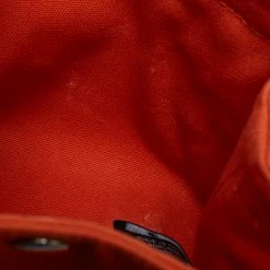 Hermes Hermès Orange Toile Chevron Garden Party Pouch For Women -Deals Hermes Store luxury women hermes used accessories p692786 009