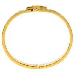 Hermes Clic Clac H Lagoon Blue Enamel Gold Plated Narrow Bracelet GM For Women 11 Hermes Clic Clac H Lagoon Blue Enamel Gold Plated Narrow Bracelet GM For Women -Deals Hermes Store luxury women hermes used accessories p79444 004