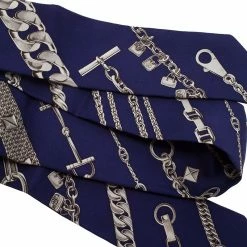 Hermes Blue Bracelets Printed Silk Twilly Neck Scarf For Women 8 Hermes Blue Bracelets Printed Silk Twilly Neck Scarf For Women -Deals Hermes Store luxury women hermes used accessories p79459 003