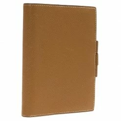 Hermes Brown Epsom Leather Agenda/Notebook PM For Women -Deals Hermes Store luxury women hermes used accessories p81158 0003