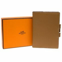 Hermes Brown Epsom Leather Agenda/Notebook PM For Women -Deals Hermes Store luxury women hermes used accessories p81158 0007
