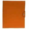 Hermes Orange Togo Leather Ulysses Agenda/Notebook MM For Women -Deals Hermes Store luxury women hermes used accessories p81160 001