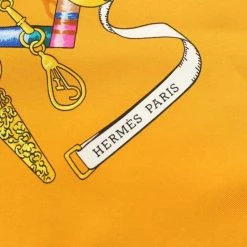 Hermes Yellow Silk Petite Main Scarf 90cm For Women 7 Hermes Yellow Silk Petite Main Scarf 90cm For Women -Deals Hermes Store luxury women hermes used accessories p83686 003