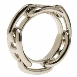 Hermes Regate Silver Permabrass Scarf Ring For Women