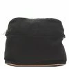 Hermes Black Toile Canvas Bolide Pouch For Women