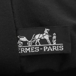 Hermes Black Toile Canvas Bolide Pouch For Women -Deals Hermes Store luxury women hermes used accessories p86427 006