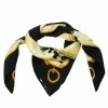 Hermes Yellow And Black Printed Silk Les Ponts De Paris Square Scarf For Women -Deals Hermes Store luxury women hermes used accessories p87541 001