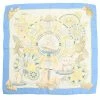 Hermes Blue L'Air Marin Silk Square Scarf For Women -Deals Hermes Store luxury women hermes used accessories p88103 001