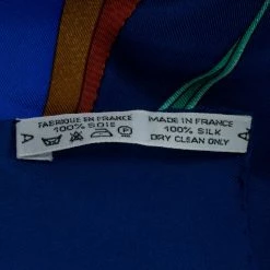Hermes Blue Printed Silk Grand Manège Square Scarf For Women 7 Hermes Blue Printed Silk Grand Manège Square Scarf For Women -Deals Hermes Store luxury women hermes used accessories p89481 003