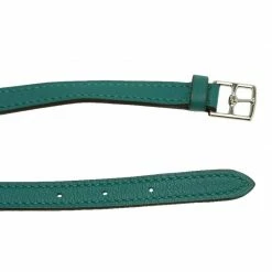 Hermes Etrivière Double Tour Green Leather Bracelet XS For Women 11 Hermes Etrivière Double Tour Green Leather Bracelet XS For Women -Deals Hermes Store luxury women hermes used accessories p89972 0004