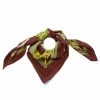 Hermes Burgundy Printed Silk Etriers Square Scarf For Women -Deals Hermes Store luxury women hermes used accessories p90210 001