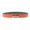 Hermes Orange And Black Leather Constance Reversible Belt 85 CM For Women -Deals Hermes Store luxury women hermes used accessories p90478 001