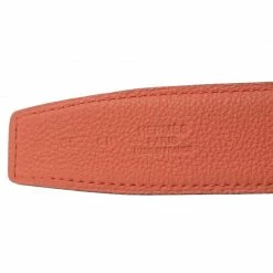 Hermes Orange And Black Leather Constance Reversible Belt 85 CM For Women 12 Hermes Orange And Black Leather Constance Reversible Belt 85 CM For Women -Deals Hermes Store luxury women hermes used accessories p90478 005