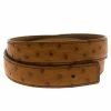 Hermes Brown Ostrich Belt Strap 85 CM For Women -Deals Hermes Store luxury women hermes used accessories p93973 0001